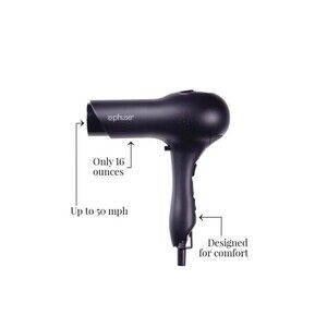Cricket Phuse Lightweight Dryer, 16oz, Powerful, 1500 Watt EUC